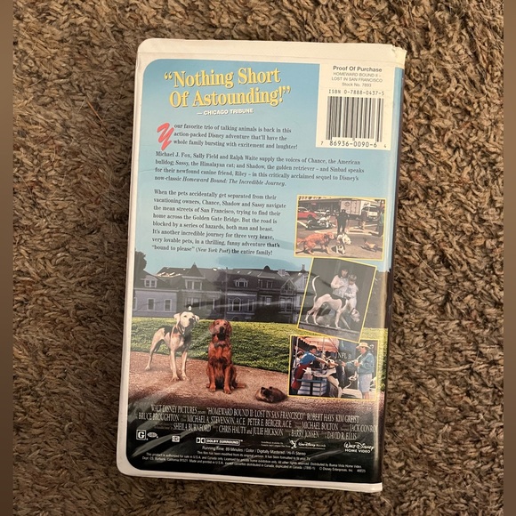 Vintage Walt Disney VHS tape movie children kids. HOMEWARD BOUND 2. - Picture 3 of 7
